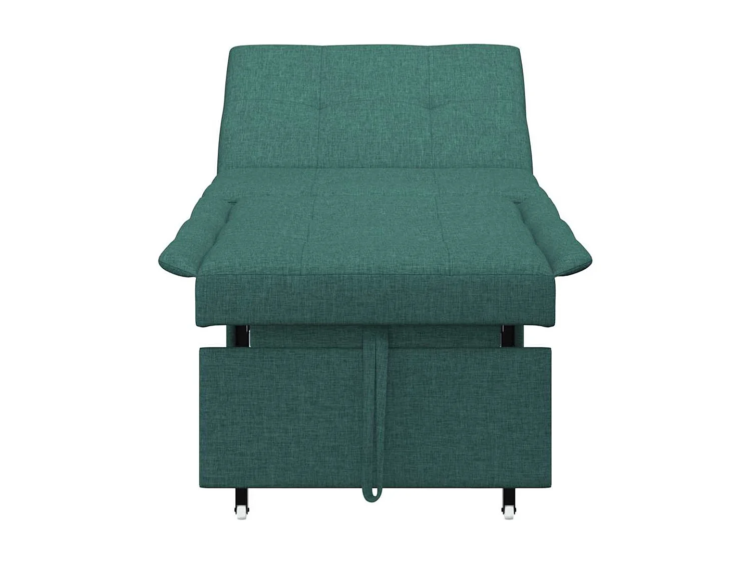 Canapé-Lit Vert foncé 194 x 67 x 37 cm tissu