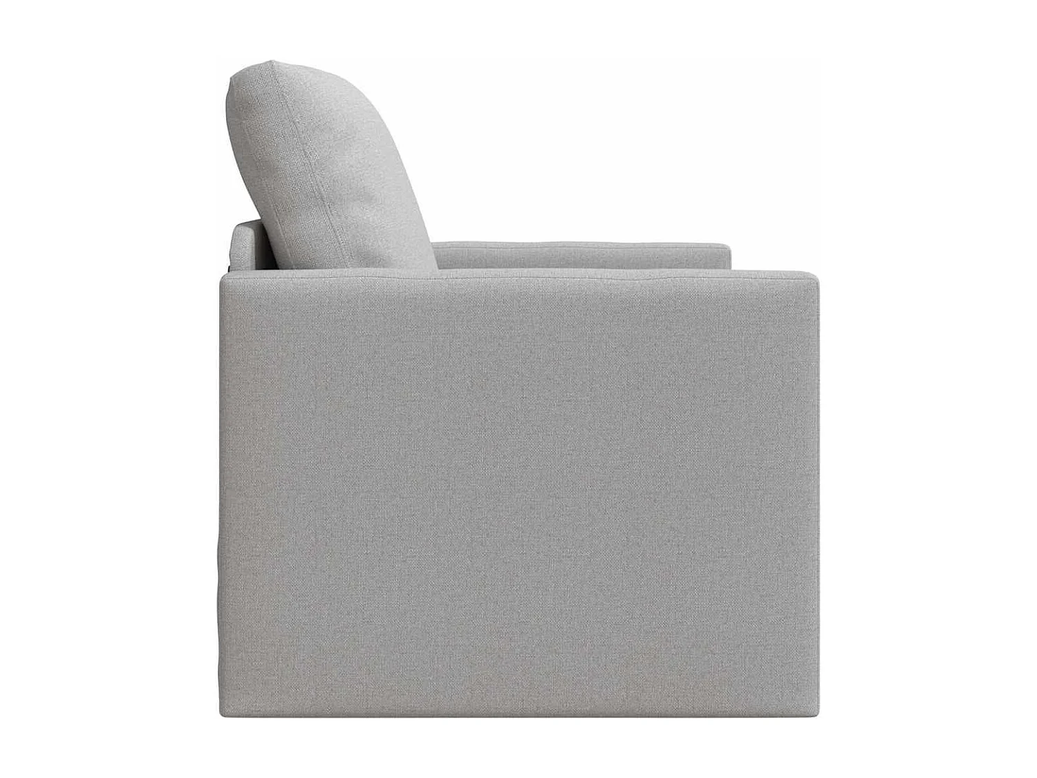 Canapé-lit avec coussin Gris nuage 74 x 77 x 81 cm tissu