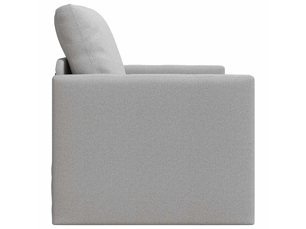 Canapé-lit avec coussin Gris nuage 74 x 77 x 81 cm tissu