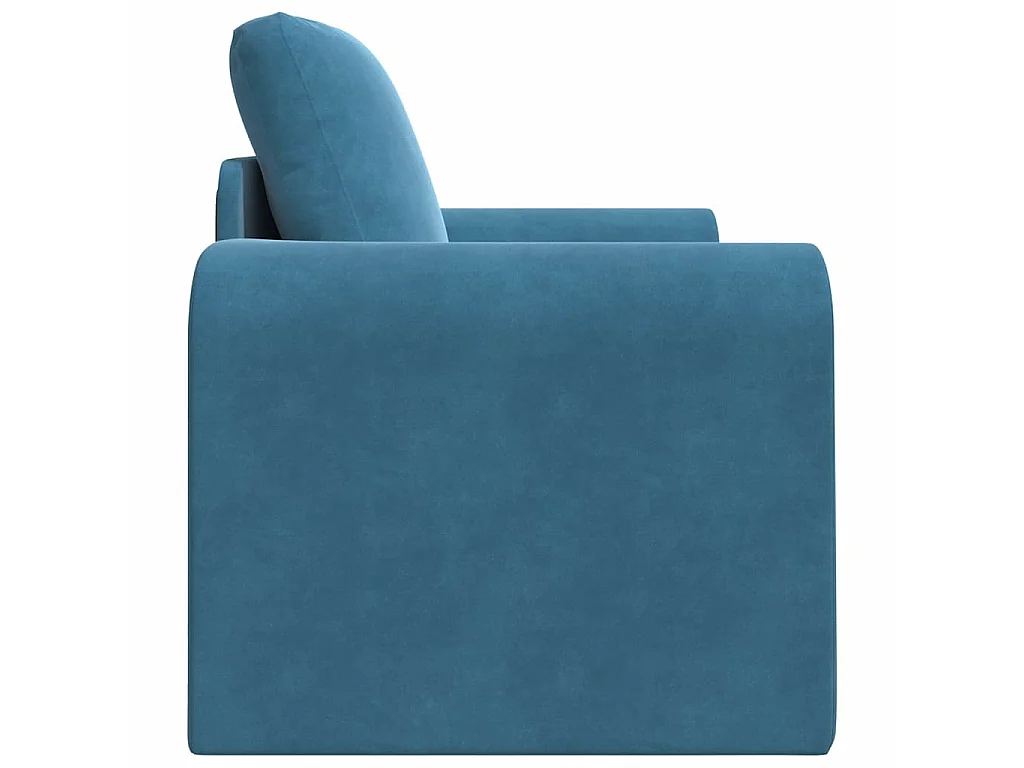 Canapé-Lit Bleu 98 x 71 x 83 cm Velours