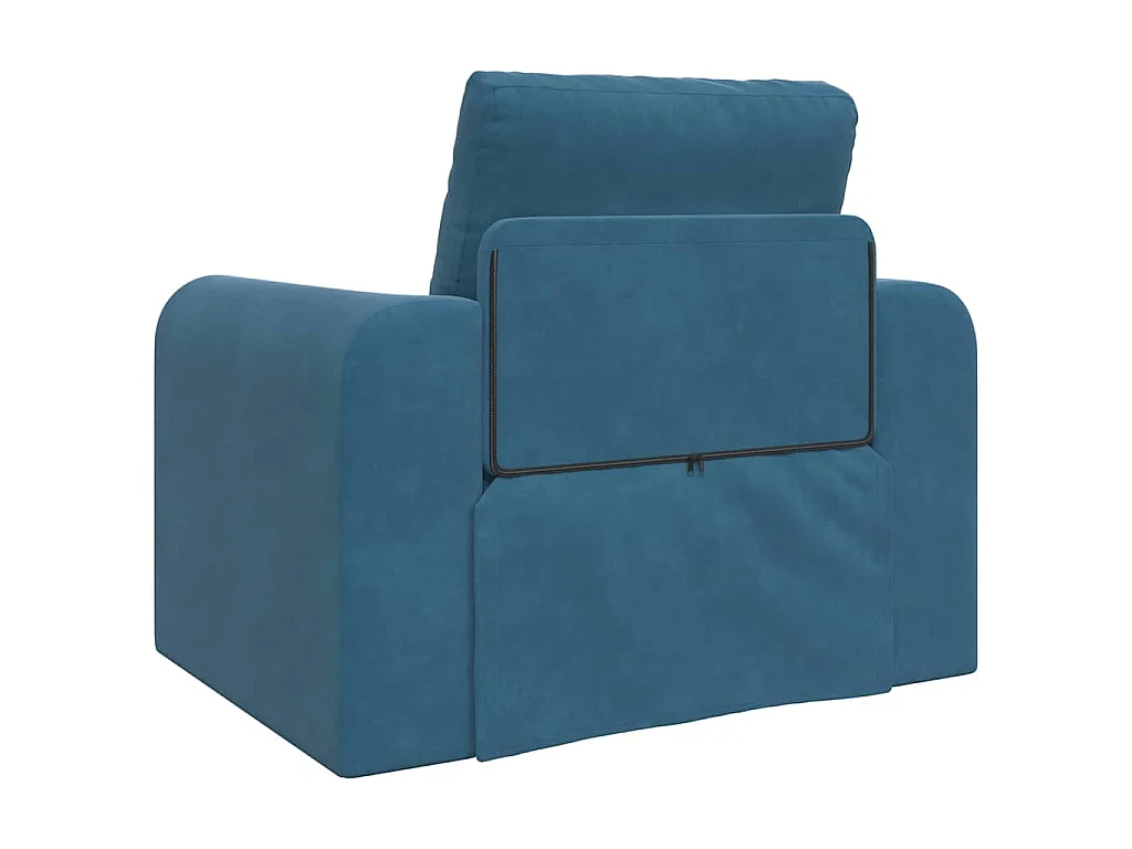 Canapé-Lit Bleu 98 x 71 x 83 cm Velours