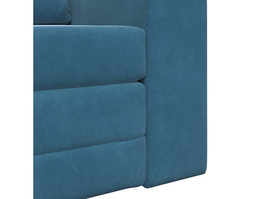 Canapé-Lit Bleu 98 x 71 x 83 cm Velours