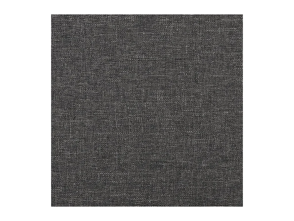 Canapé-lit à 2 places gris foncé tissu