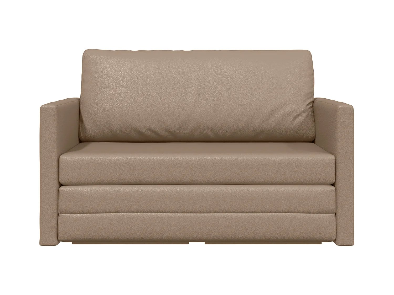 Divano letto Cappuccino 124 x 71 x 78 cm in similpelle