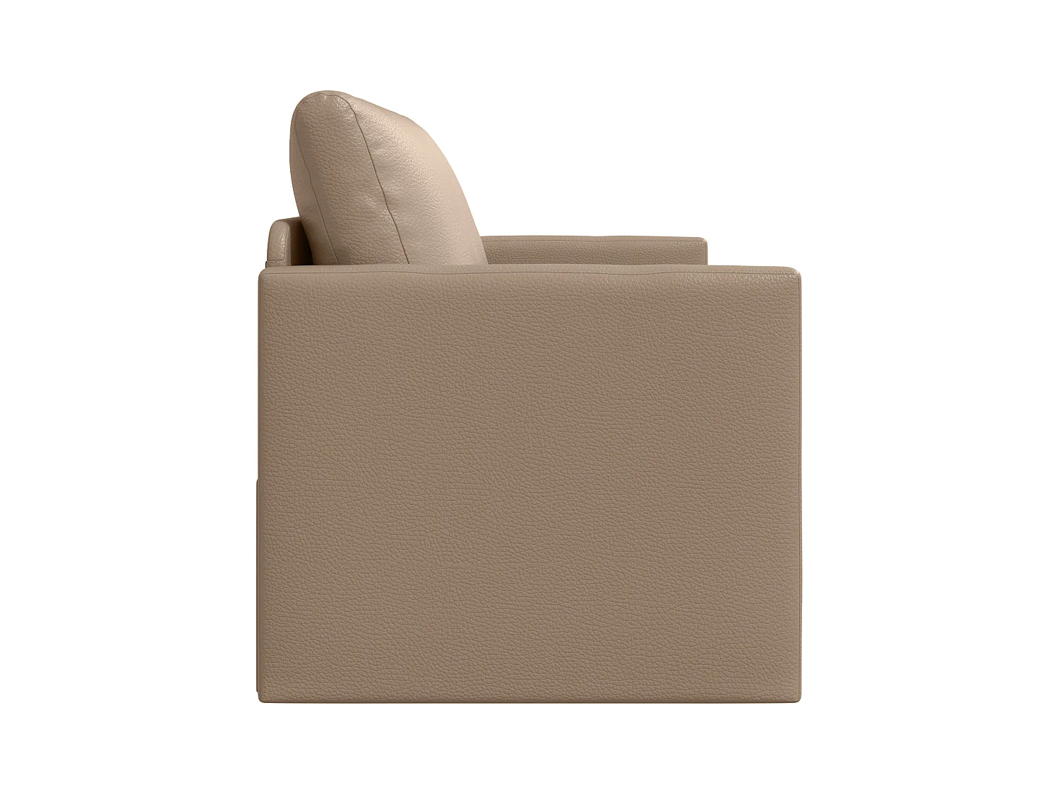 Divano letto Cappuccino 124 x 71 x 78 cm in similpelle