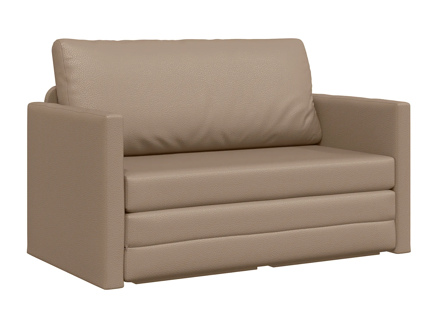 Canapé-Lit Cappuccino 124 x 71 x 78 cm Cuir artificiel