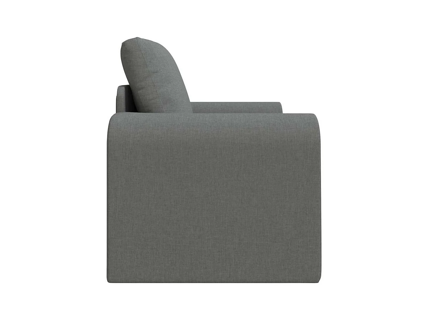 Divano letto grigio scuro 98 x 71 x 83 cm tessuto