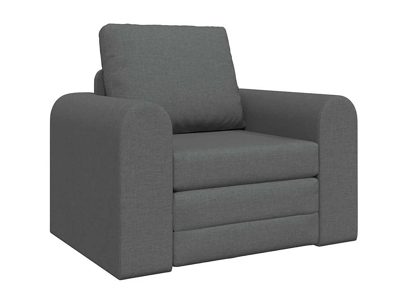 Canapé-Lit Gris foncé 98 x 71 x 83 cm tissu