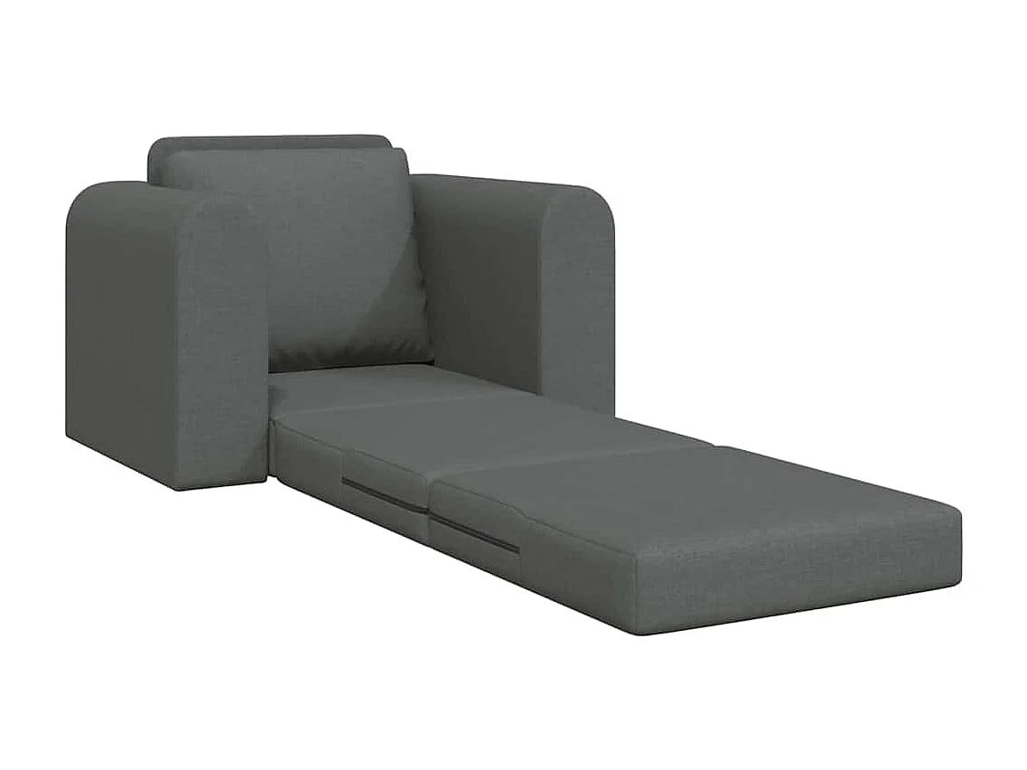 Canapé-Lit Gris foncé 98 x 71 x 83 cm tissu