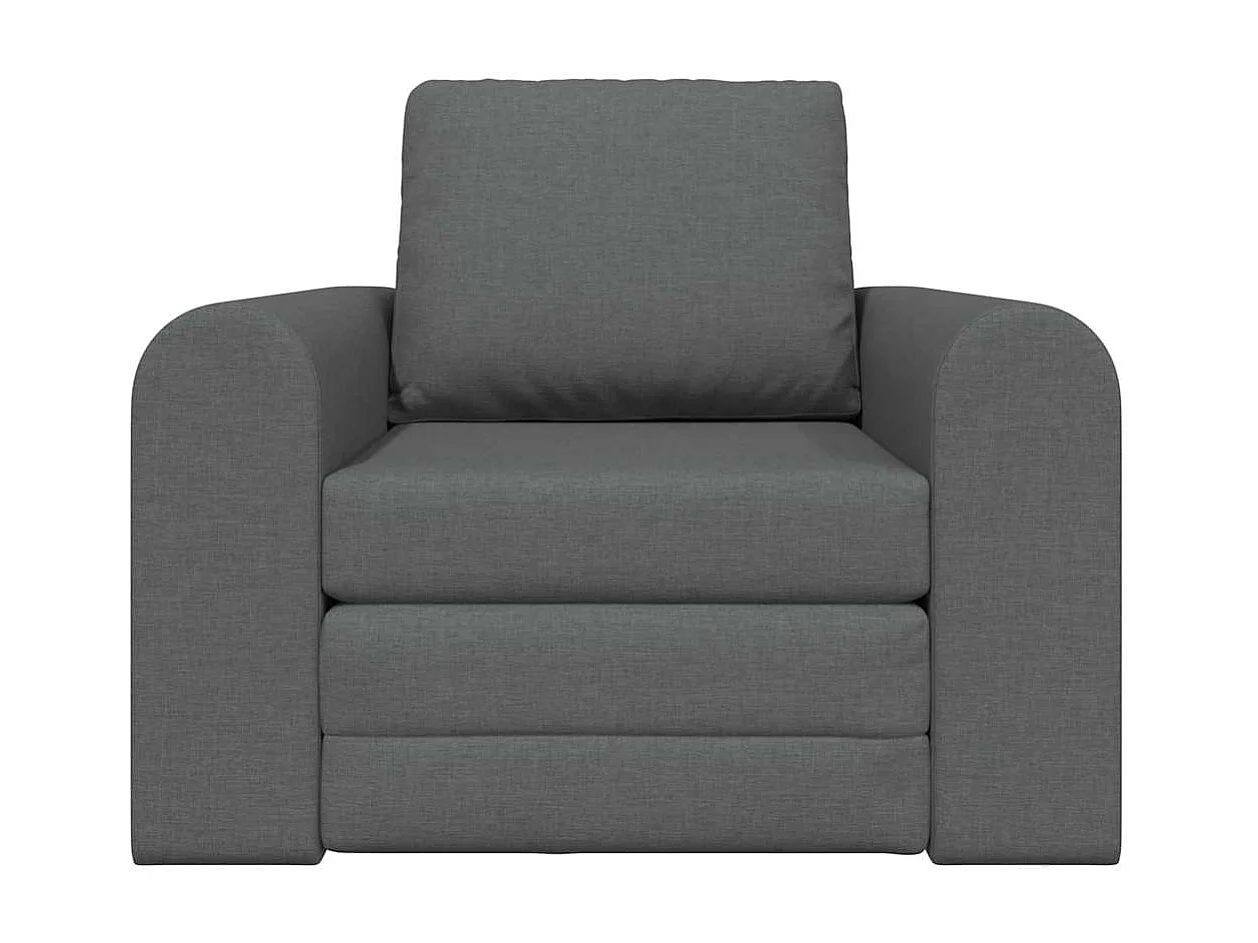 Canapé-Lit Gris foncé 98 x 71 x 83 cm tissu