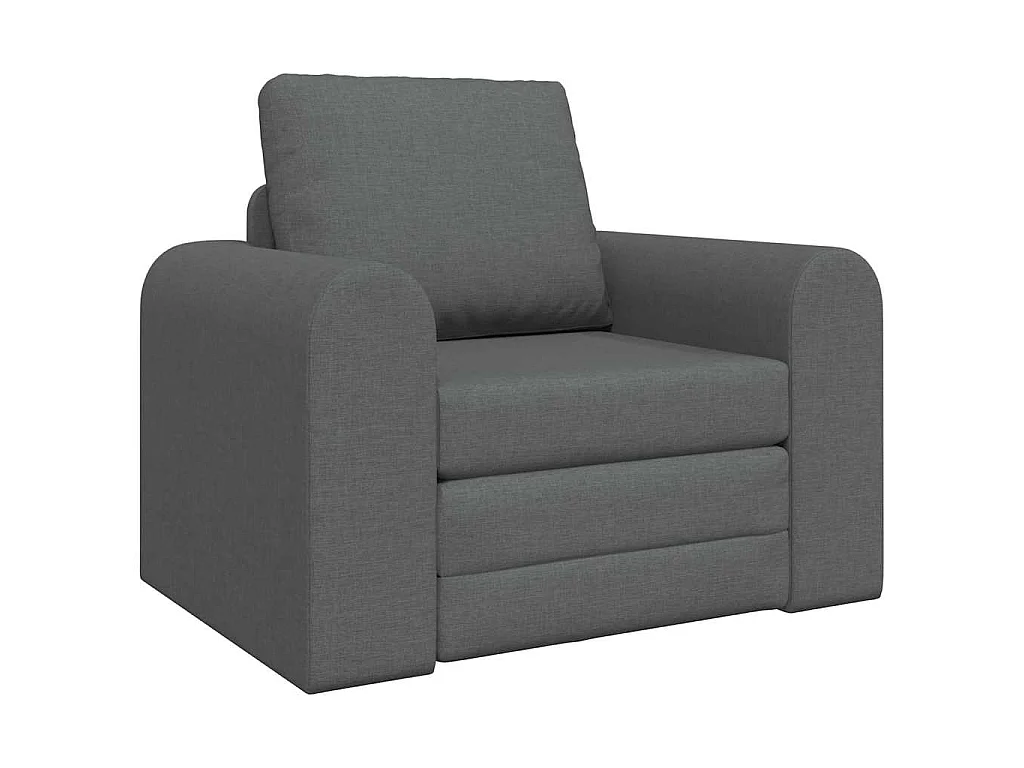 Canapé-Lit Gris foncé 98 x 71 x 83 cm tissu