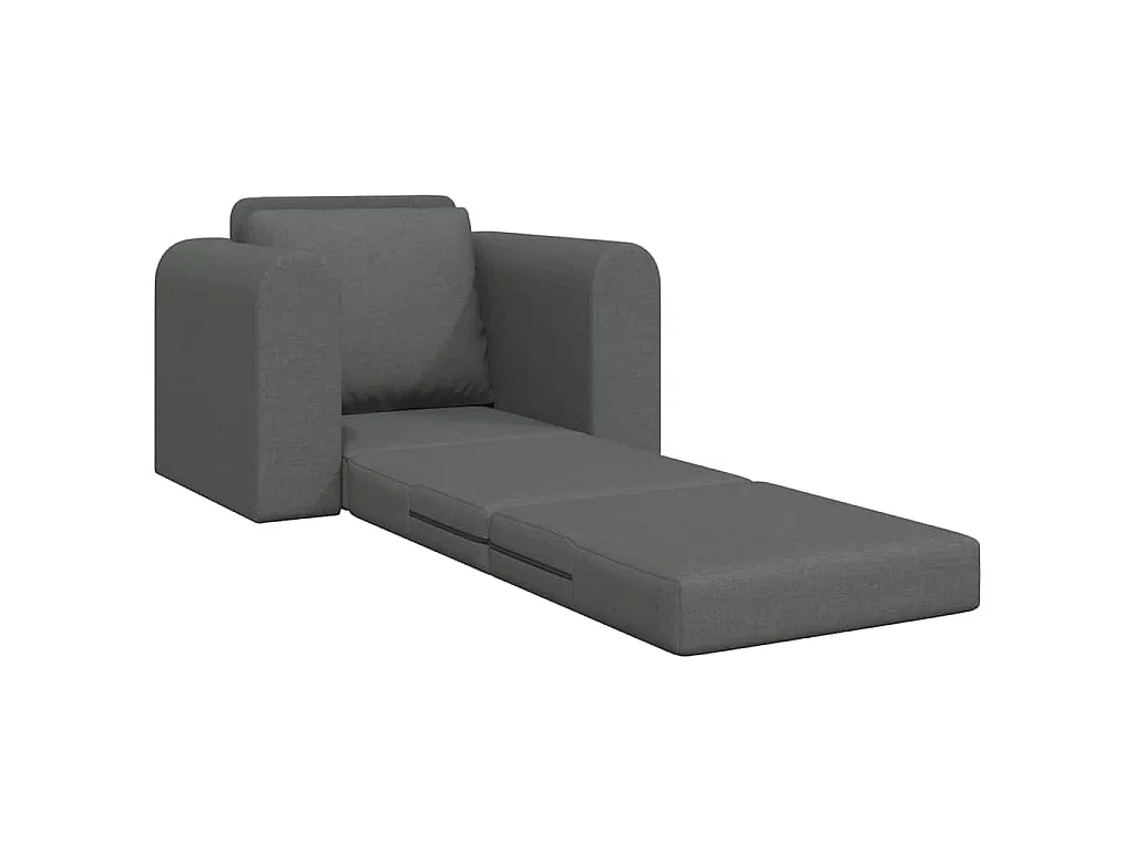 Canapé-Lit Gris foncé 98 x 71 x 83 cm tissu