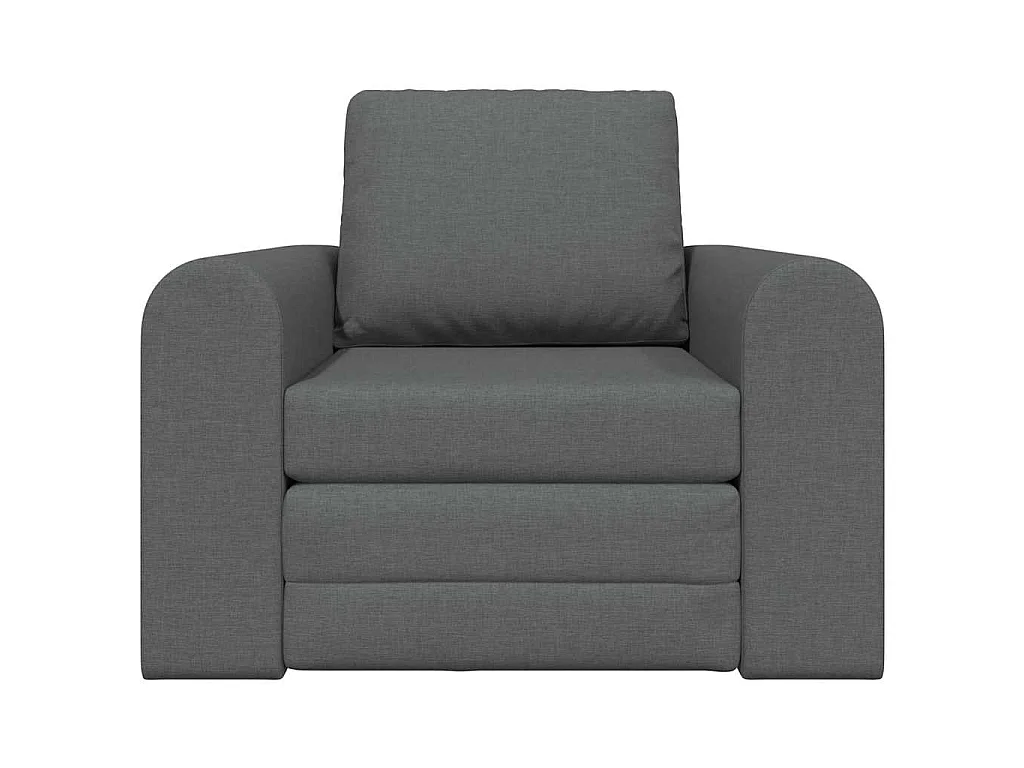 Canapé-Lit Gris foncé 98 x 71 x 83 cm tissu
