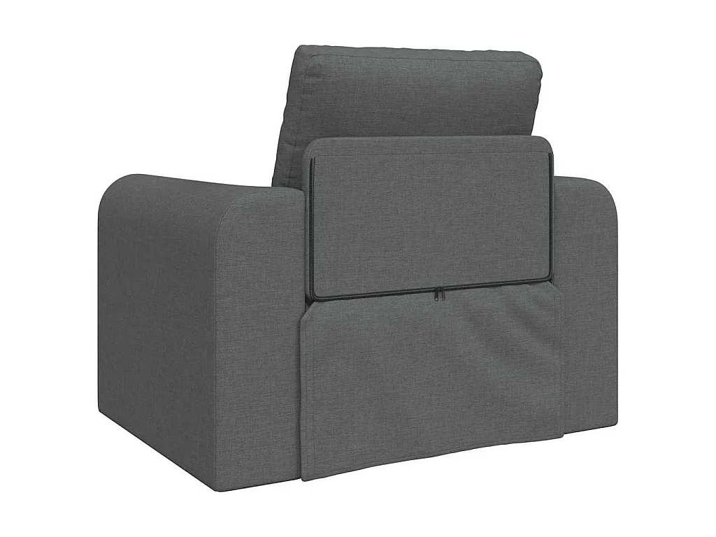 Canapé-Lit Gris foncé 98 x 71 x 83 cm tissu