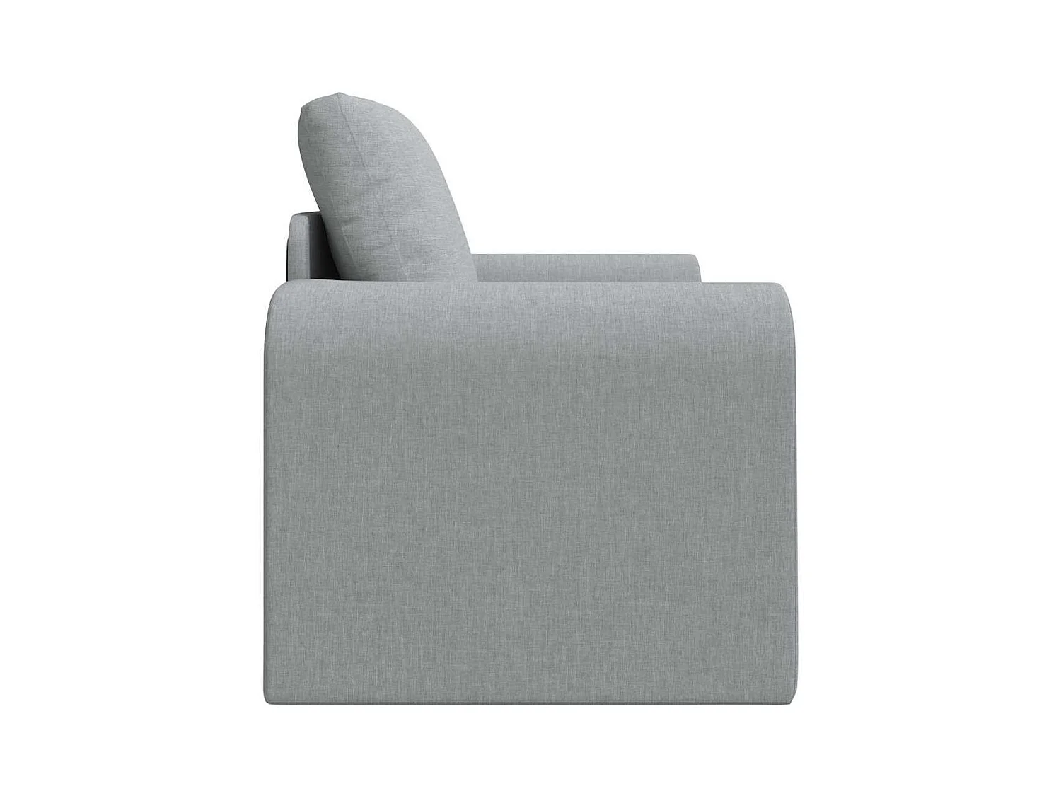 Divano letto grigio chiaro 98 x 71 x 83 cm tessuto