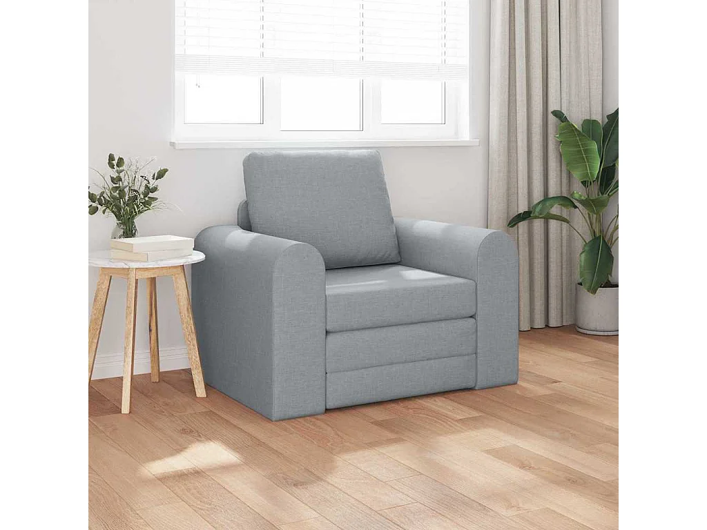 Canapé-Lit Gris clair 98 x 71 x 83 cm tissu