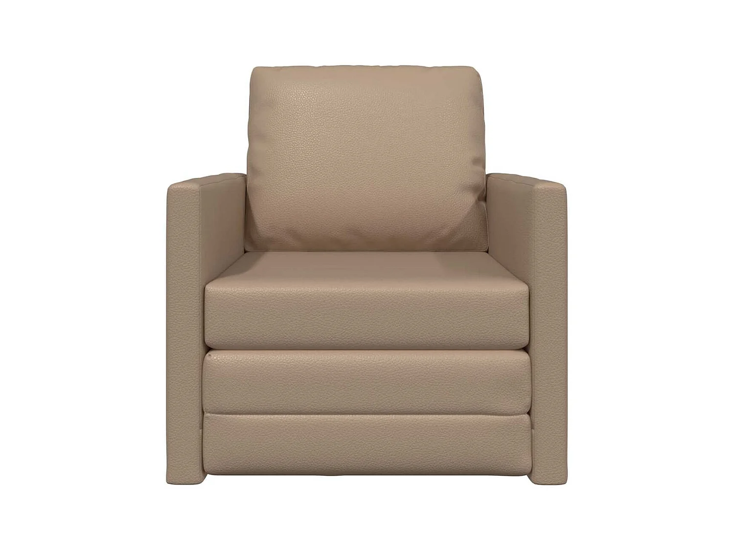 Sofa Lit de Sol Cappuccino 74 x 77 x 81 cm Faux cuir