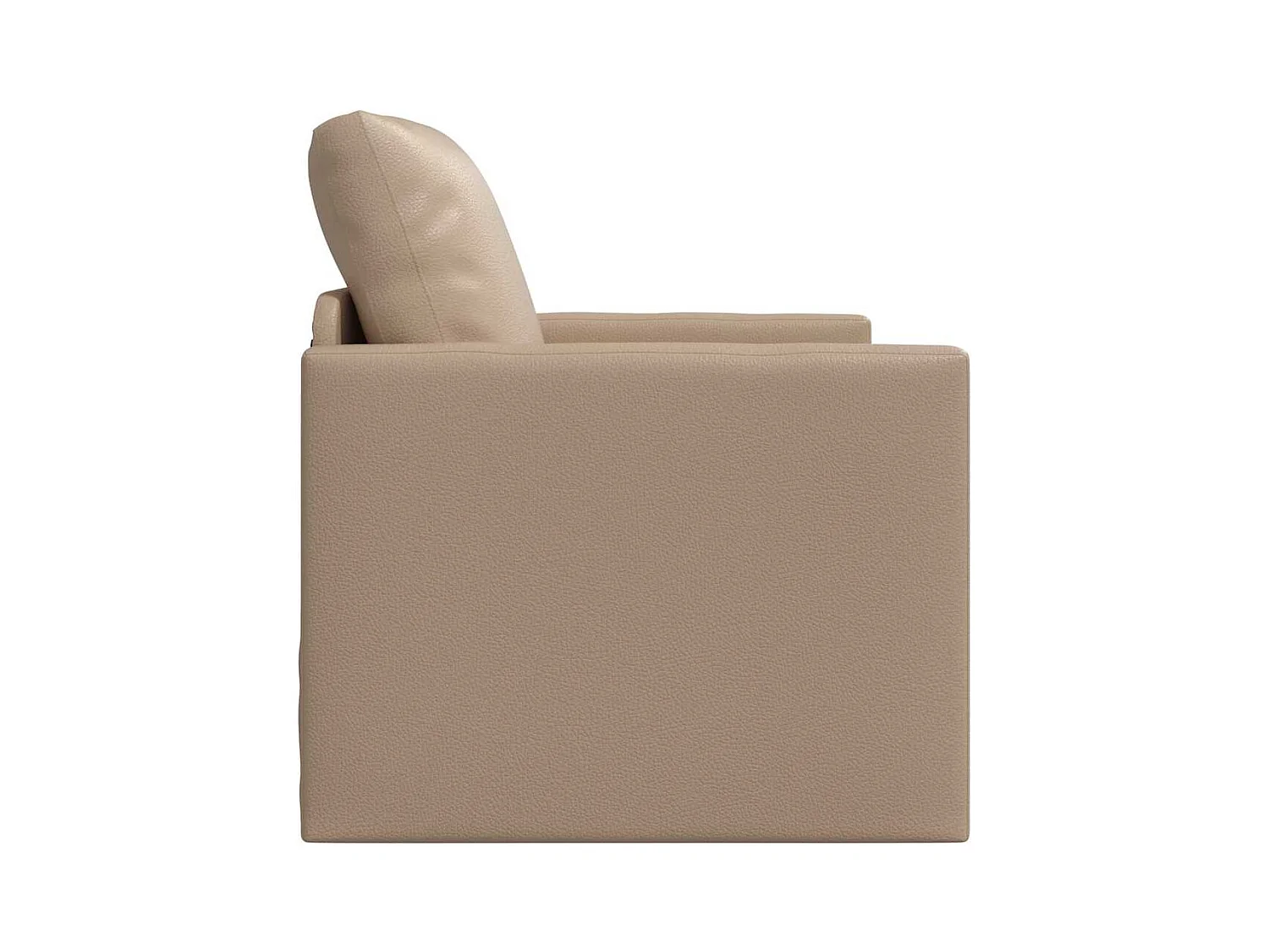 Sofa Lit de Sol Cappuccino 74 x 77 x 81 cm Faux cuir