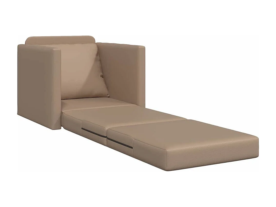 Bank Lit de Sol Cappuccino 74 x 77 x 81 cm Kunst cuir