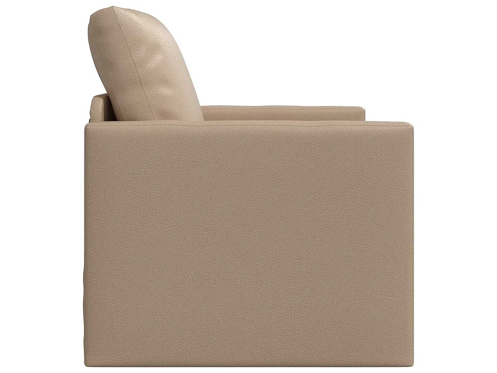 Sofa Lit de Sol Cappuccino 74 x 77 x 81 cm Faux cuir