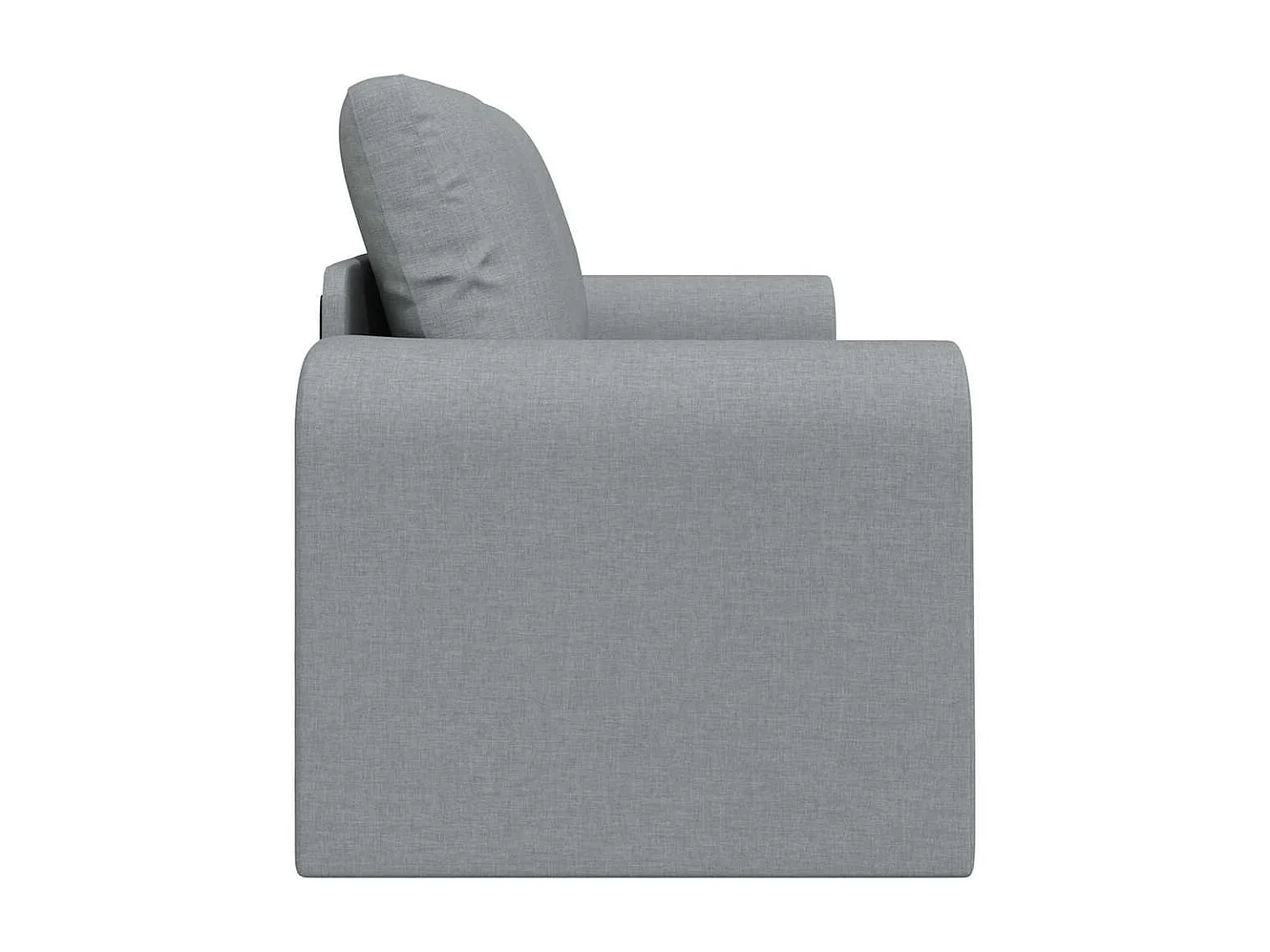 Divano letto grigio chiaro 148 x 71 x 83 cm tessuto