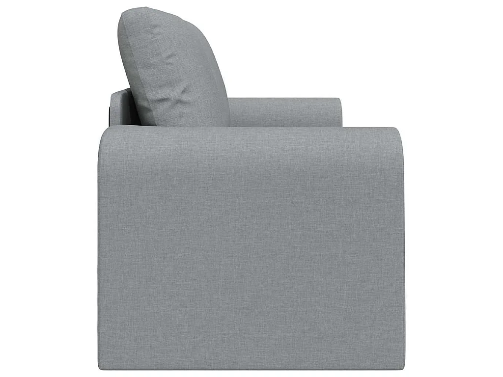 Divano letto grigio chiaro 148 x 71 x 83 cm tessuto