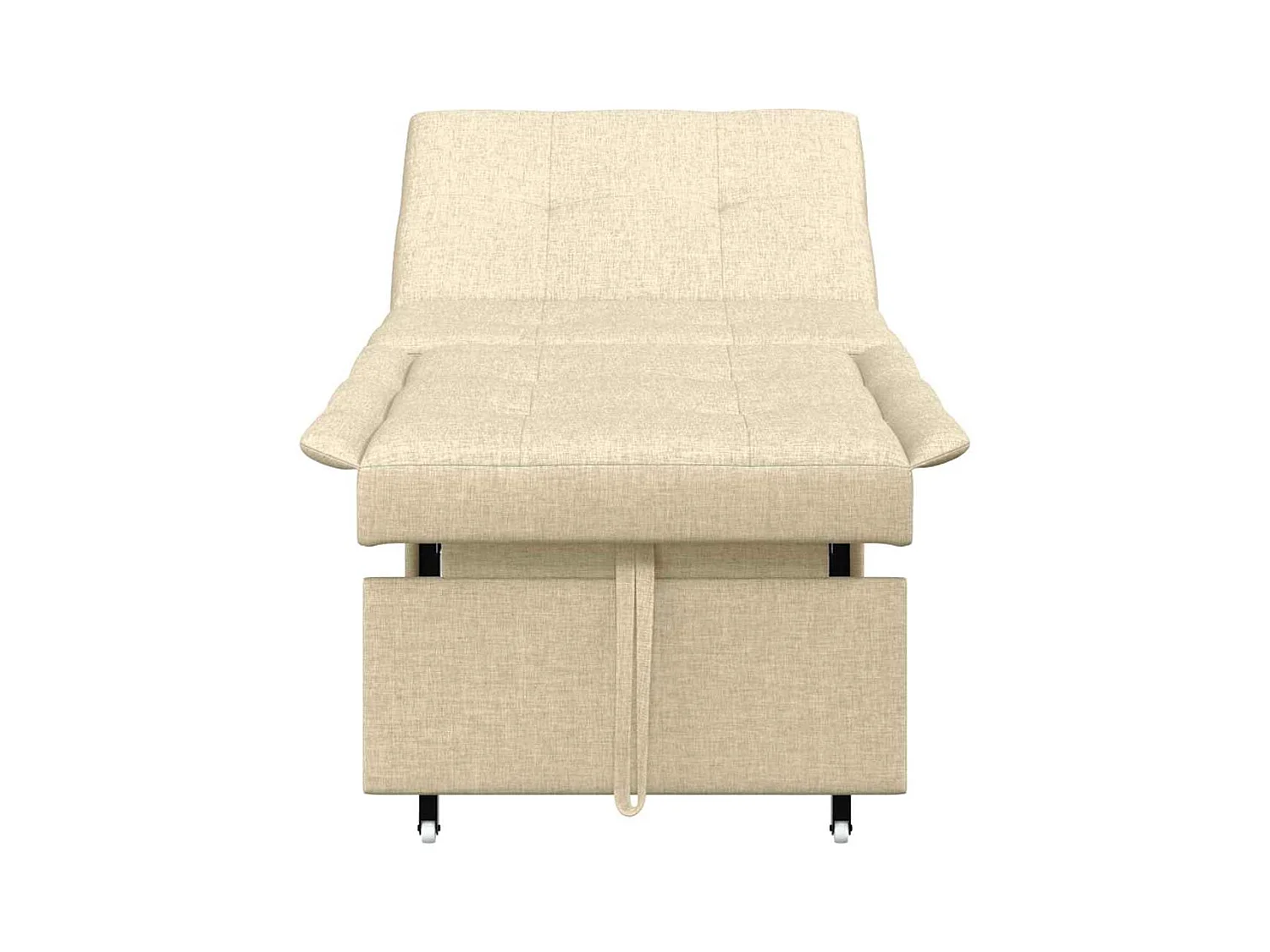 Canapé-Lit Crème 194 x 67 x 37 cm tissu