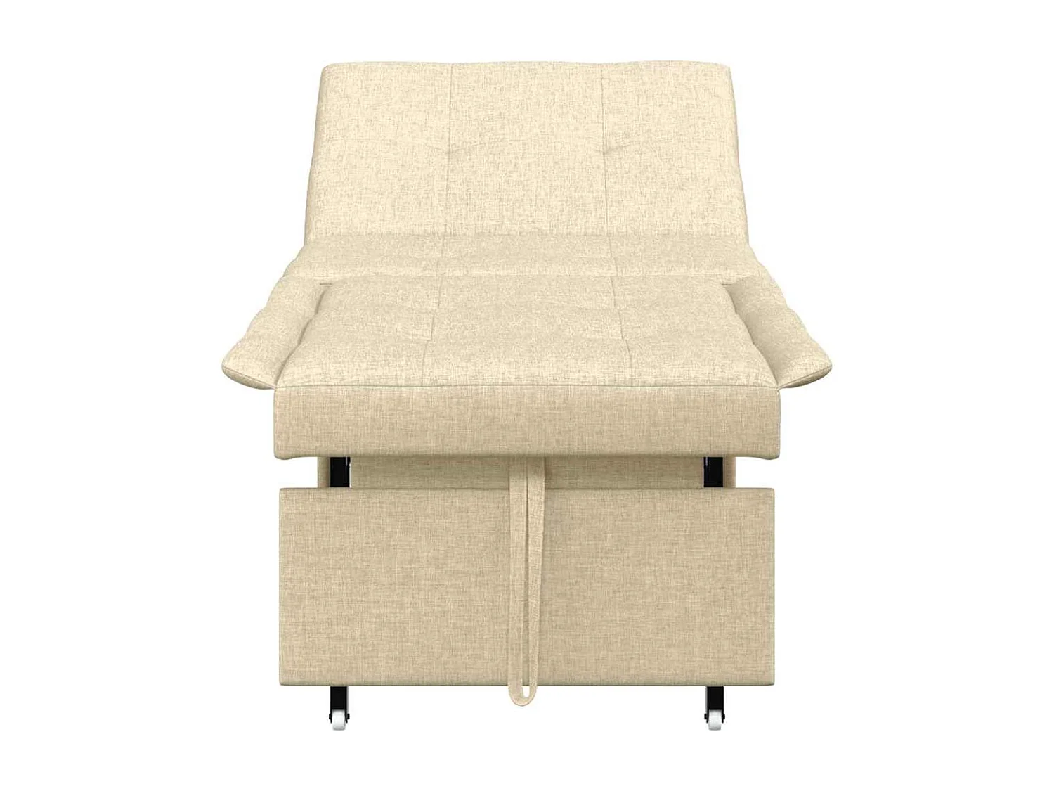 Canapé-Lit Crème 194 x 67 x 37 cm tissu