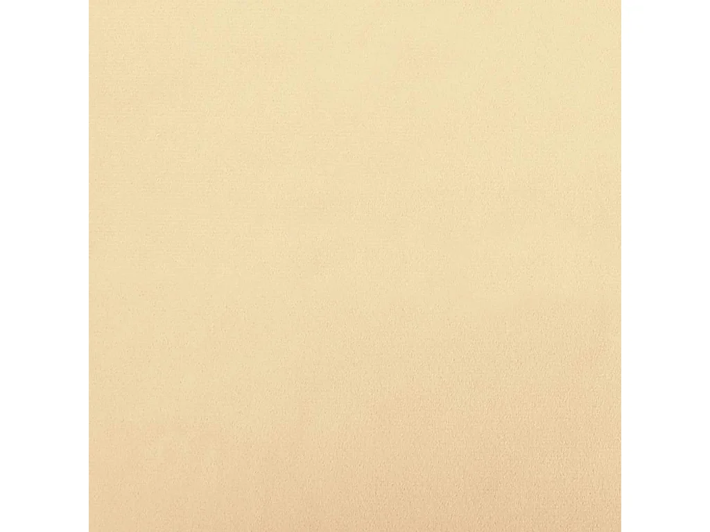 Canapé-lit à 2 places crème velours