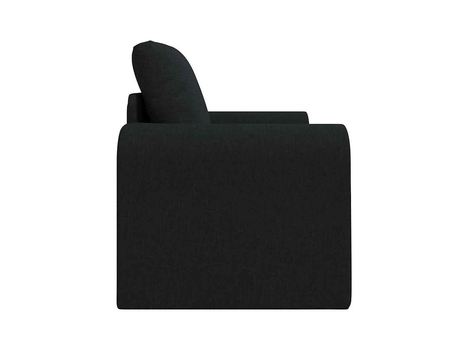 Divano letto nero 98 x 71 x 83 cm tessuto