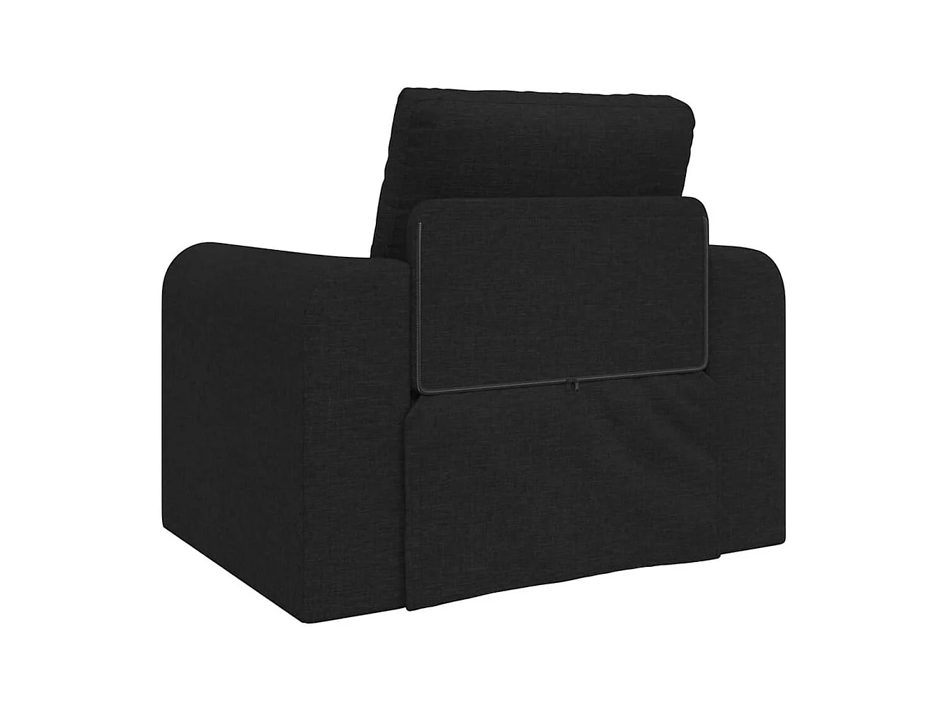 Divano letto nero 98 x 71 x 83 cm tessuto