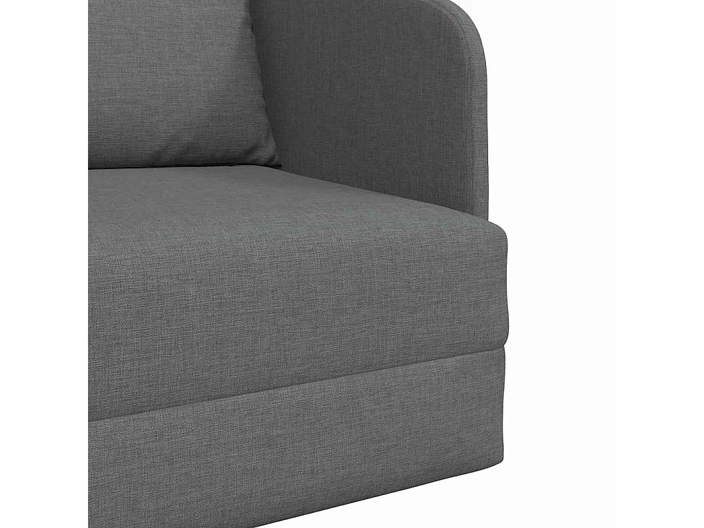 Canapé-Lit Gris foncé 65 x 80 x 83 cm tissu