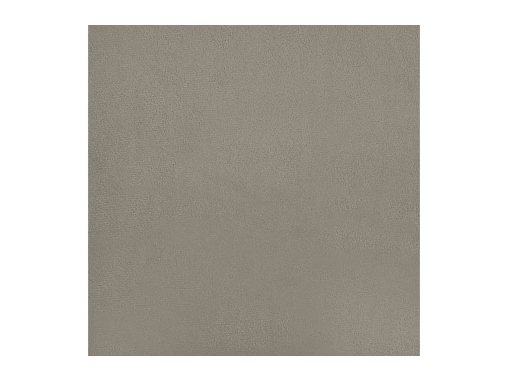 2-zits slaapbank met twee kussens Lichtgrijs fluweel