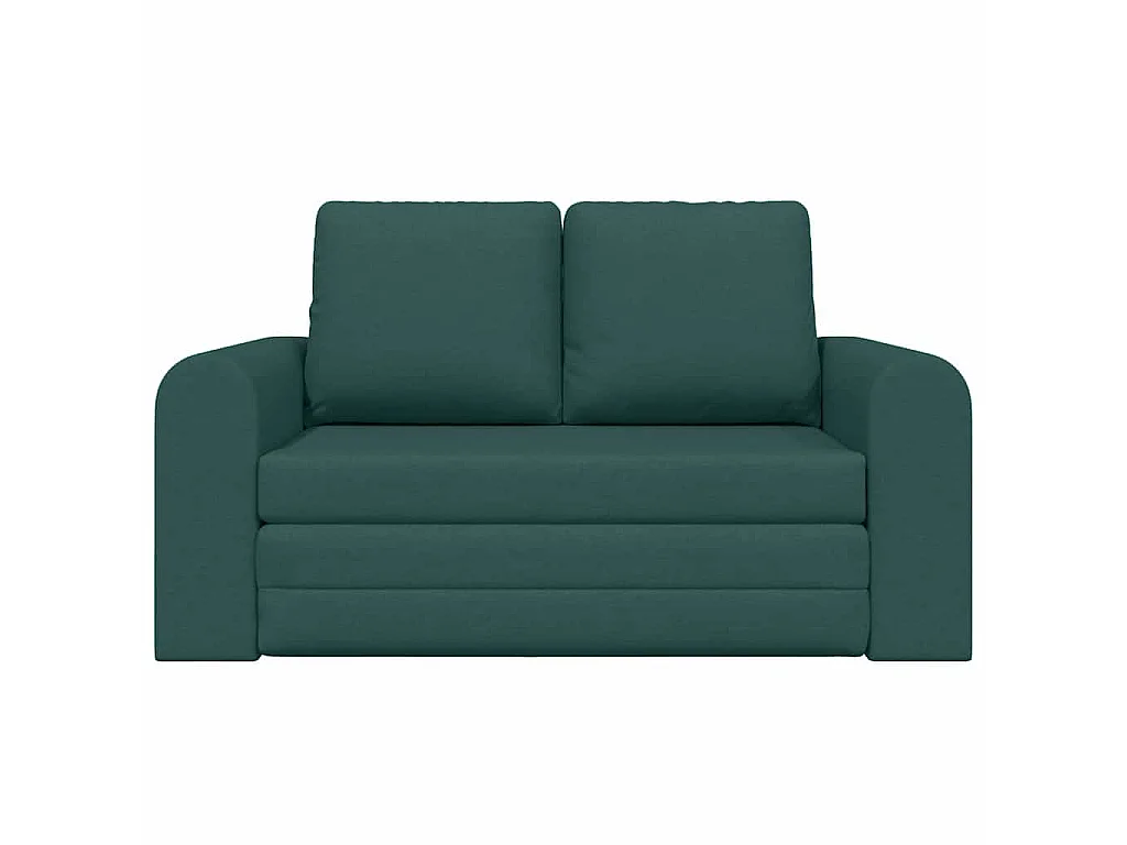 Divano letto verde scuro 148 x 71 x 83 cm tessuto