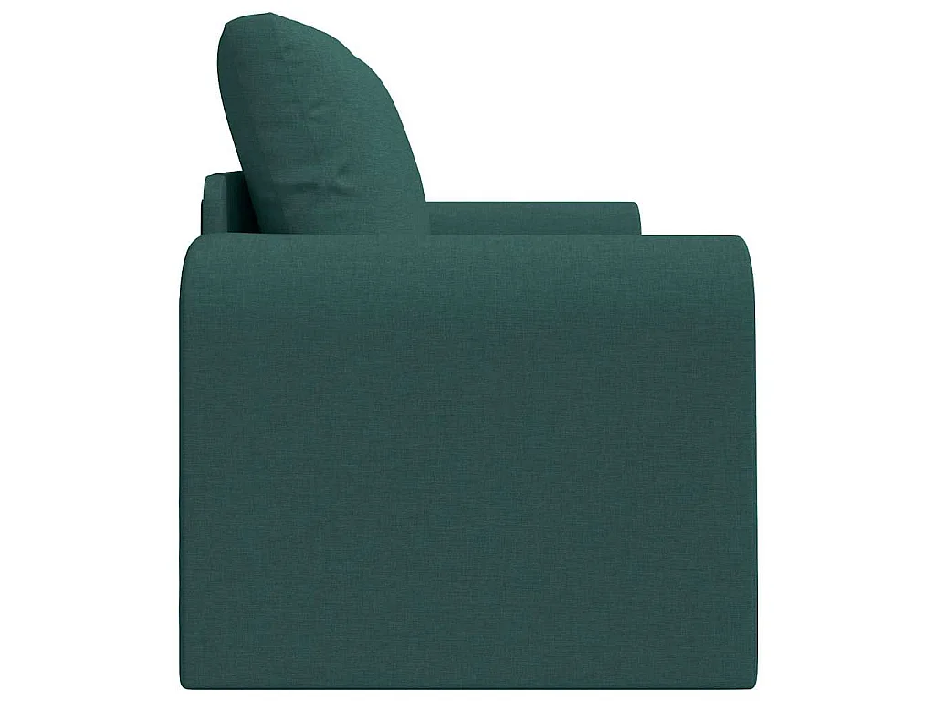 Divano letto verde scuro 148 x 71 x 83 cm tessuto