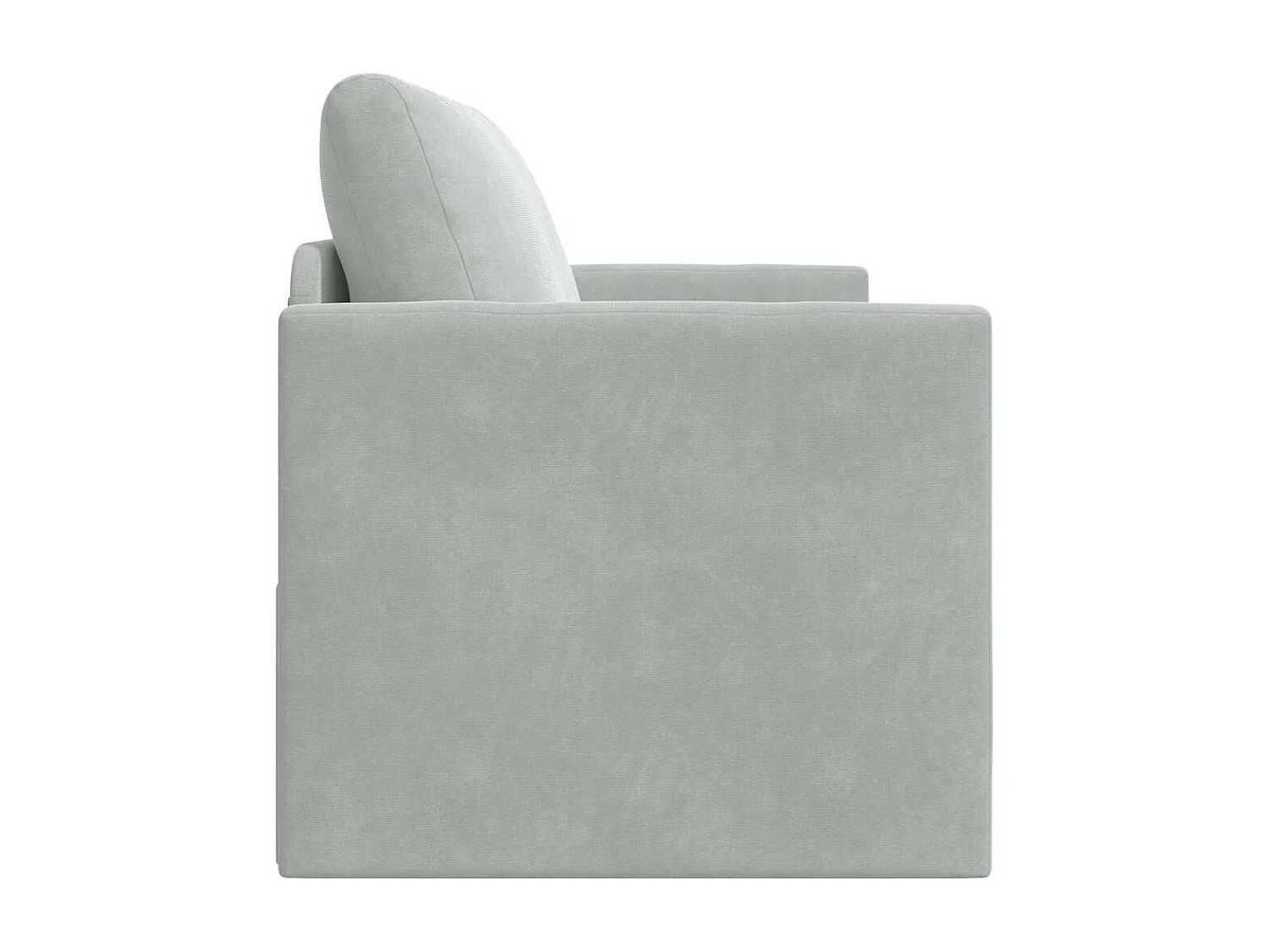 Canapé-Lit Gris clair 124 x 204 x 61 cm Velours