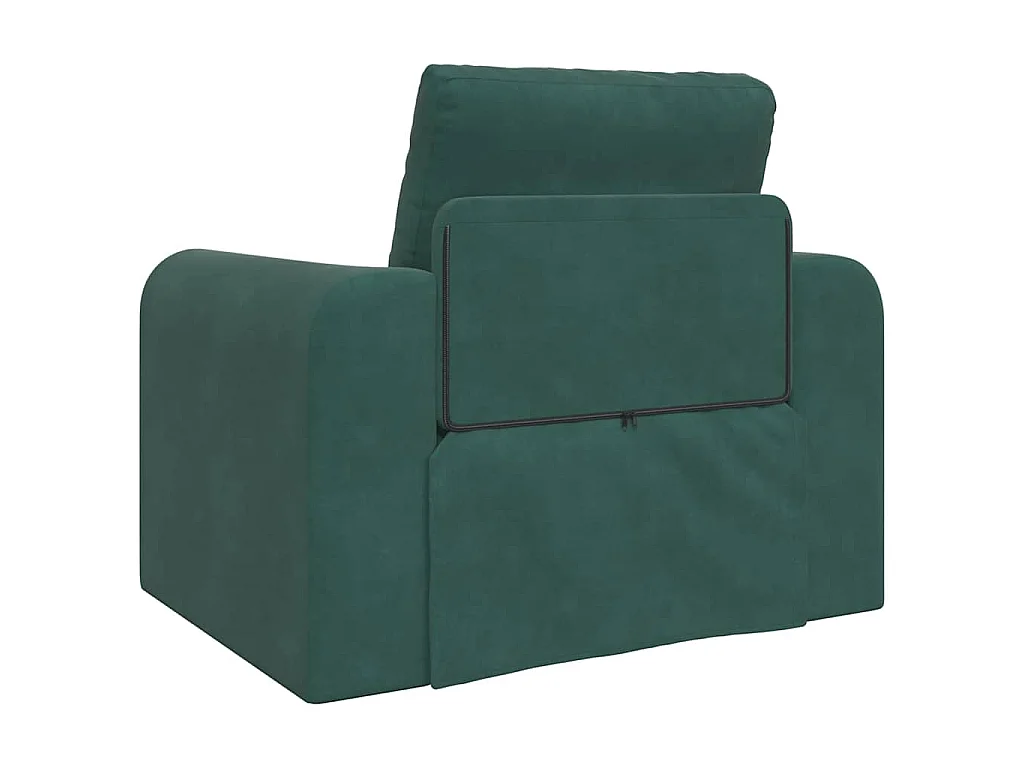 Canapé-Lit Vert foncé 98 x 71 x 83 cm Velours