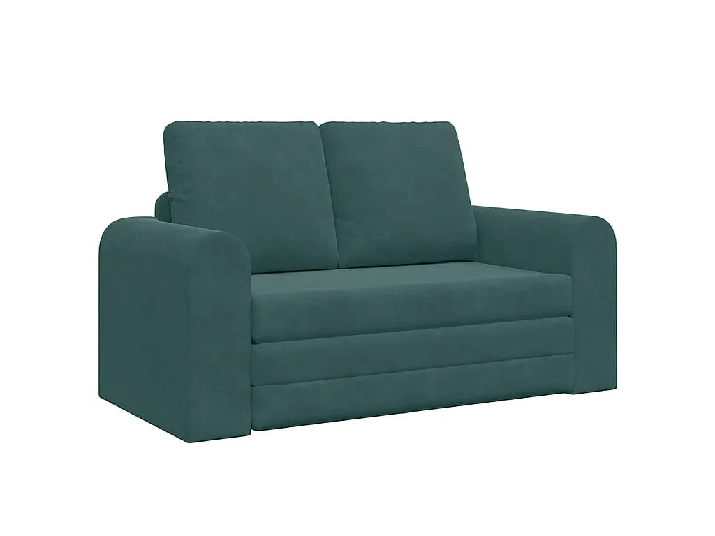 Canapé-Lit Vert foncé 148 x 71 x 83 cm Velours