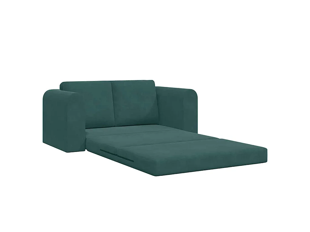 Canapé-Lit Vert foncé 148 x 71 x 83 cm Velours