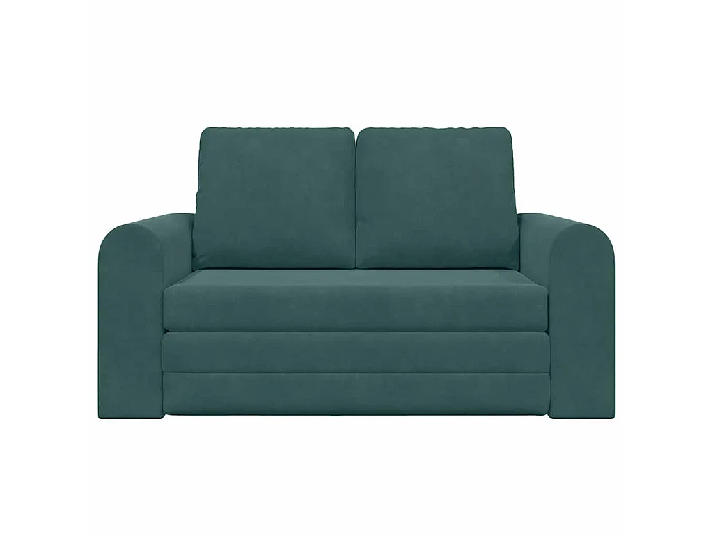 Canapé-Lit Vert foncé 148 x 71 x 83 cm Velours