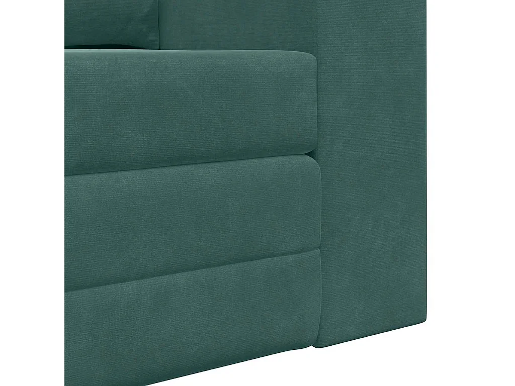 Canapé-Lit Vert foncé 148 x 71 x 83 cm Velours