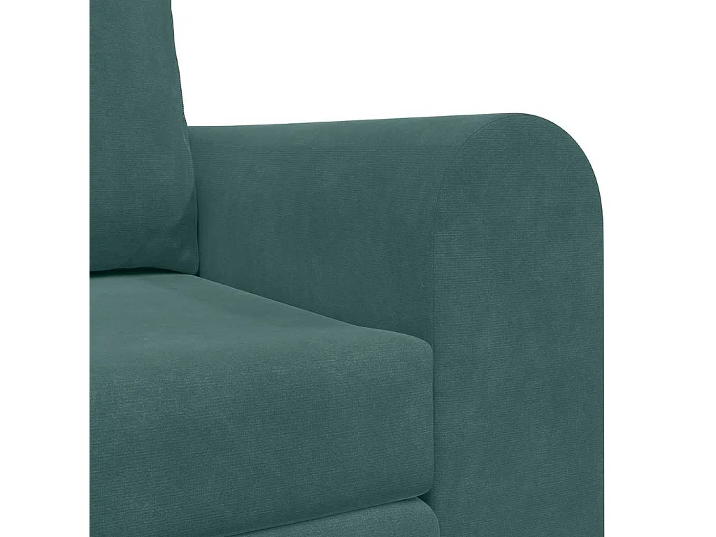 Canapé-Lit Vert foncé 148 x 71 x 83 cm Velours