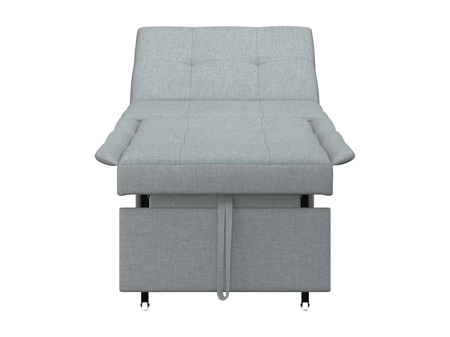 Canapé-Lit Gris clair 194 x 67 x 37 cm tissu