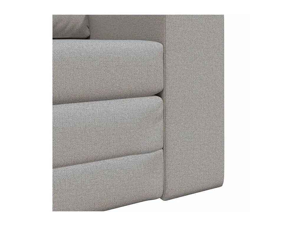 Divano letto grigio nuvola 98 x 71 x 83 cm tessuto