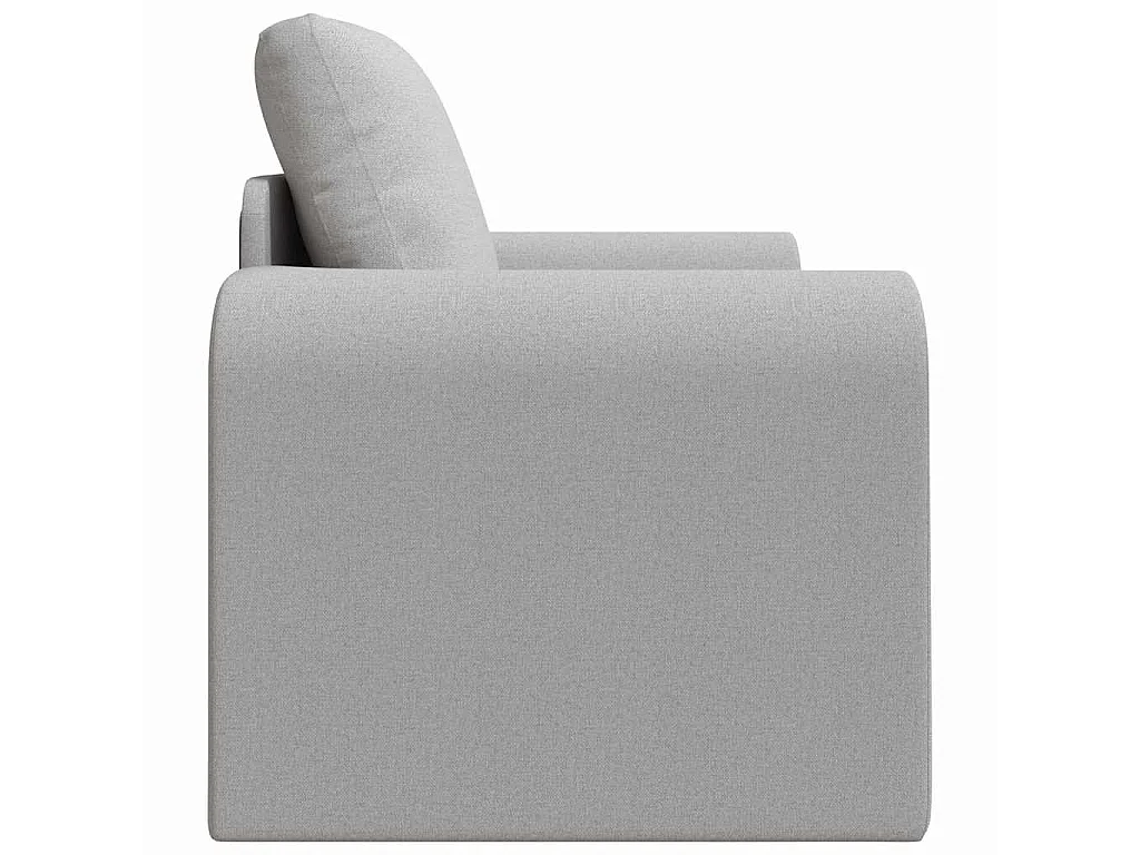 Canapé convertible 2 places en tissu gris LIT 98x71x83 cm