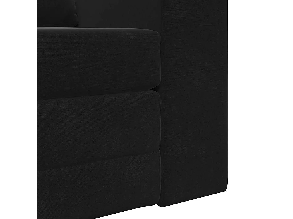 Canapé-Lit Noir 98 x 71 x 83 cm Velours
