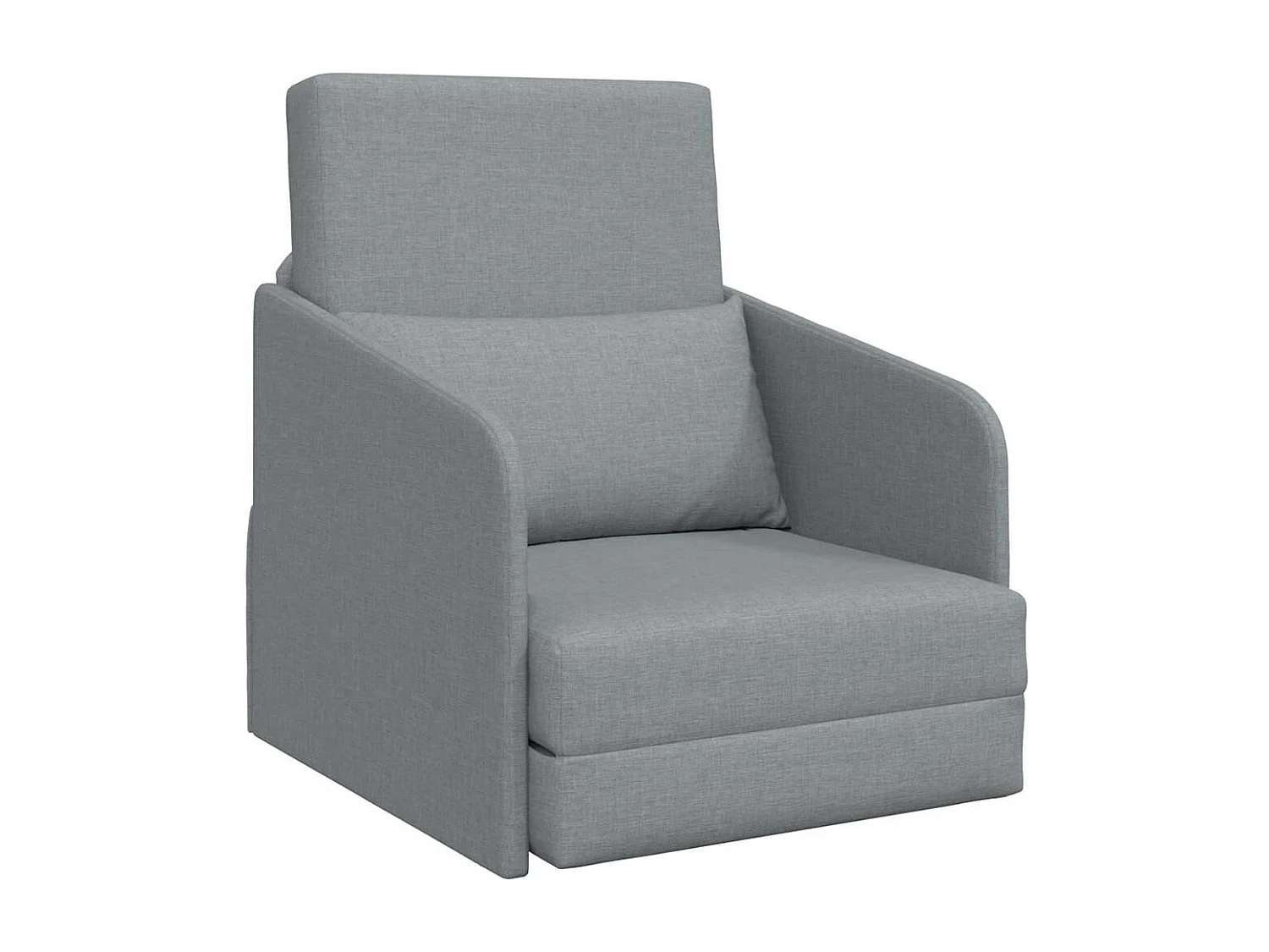 Canapé-Lit Gris clair 65 x 80 x 83 cm tissu