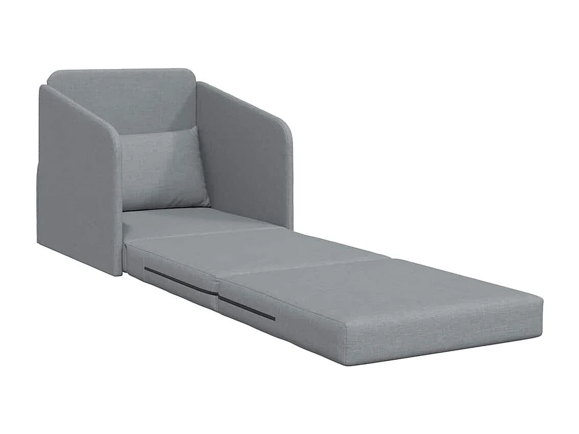 Canapé-Lit Gris clair 65 x 80 x 83 cm tissu