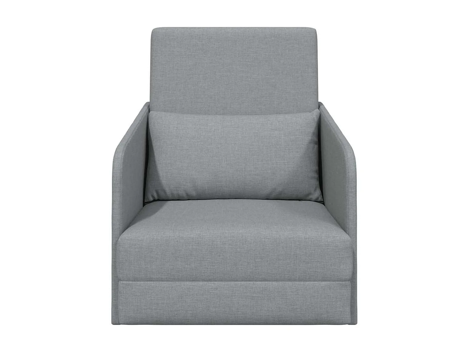 Canapé-Lit Gris clair 65 x 80 x 83 cm tissu