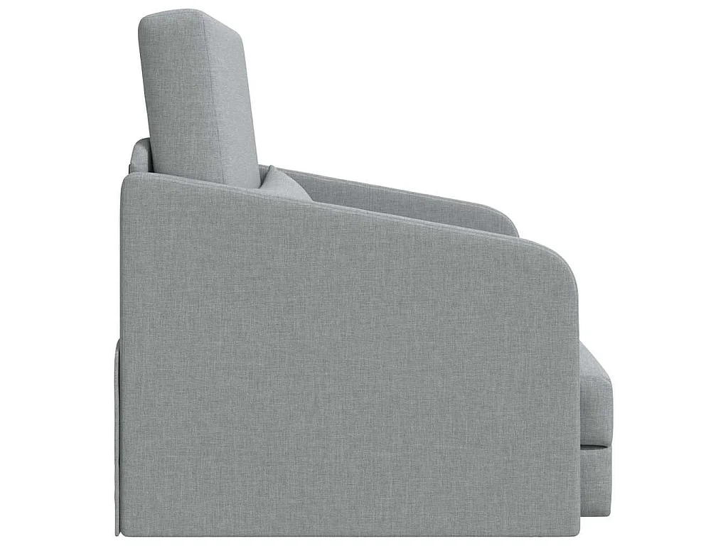 Canapé-Lit Gris clair 65 x 80 x 83 cm tissu